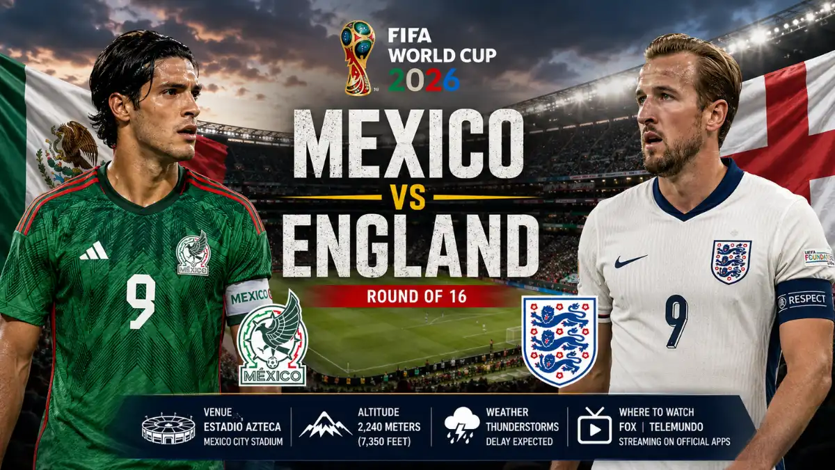 Mexico vs England live